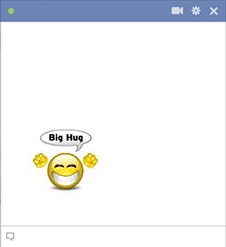 Big Hug Smiley For Facebook Chat