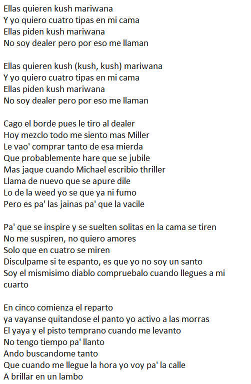 Letra Mariwana Jay Romero Ft Robot_