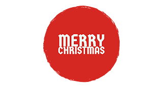 Red shade colour Merry Christmas png free download