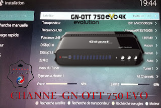 CHANNE -GN-OTT 750 EVO 4K