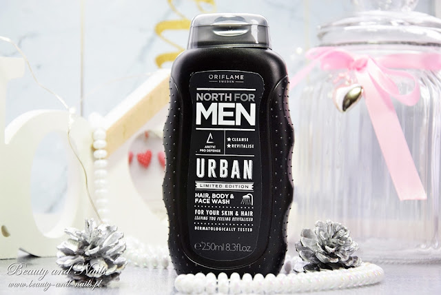 North For Men Urban/ żel i HairX Advanced Care/ odżywka.