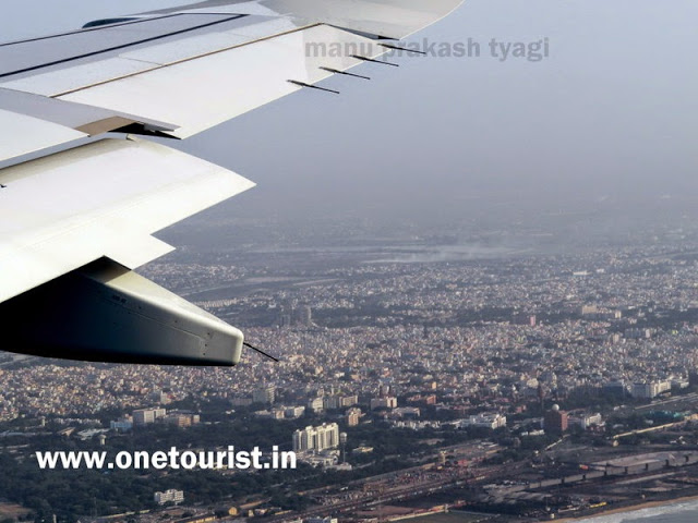 chennai view from flight