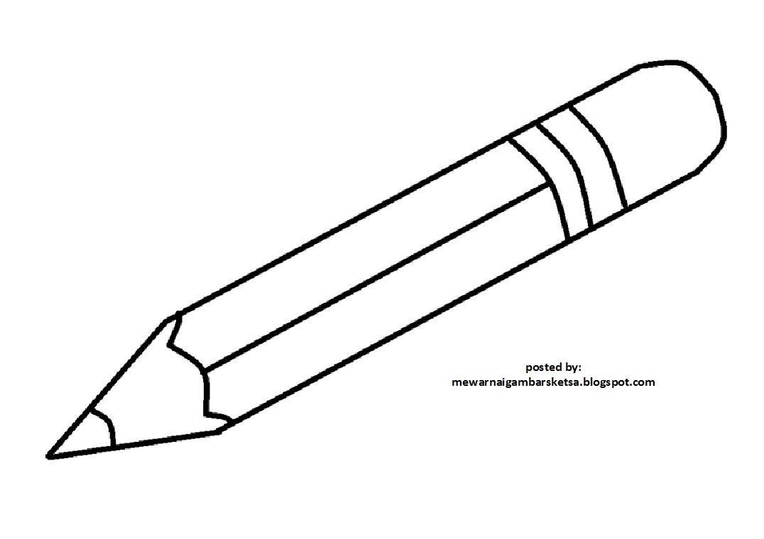 Mewarnai Gambar Mewarnai Gambar Sketsa Pensil 1