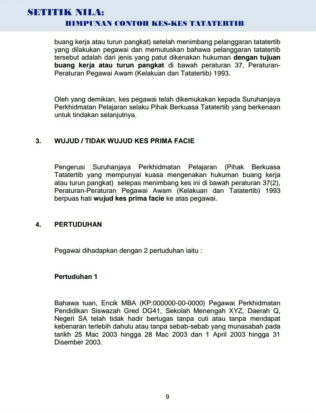 Contoh Surat Amaran Kepada Penjawat Awam Contoh Surat Amaran Kepada Penjawat Awam
