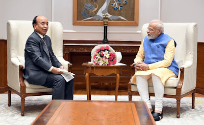 Mizoram Chief Minister Zoramthanga has told Prime Minister Narendra Modi that India should play a vital role in bringing back peace in trouble-torn Myanmar, an official said on Thursday.