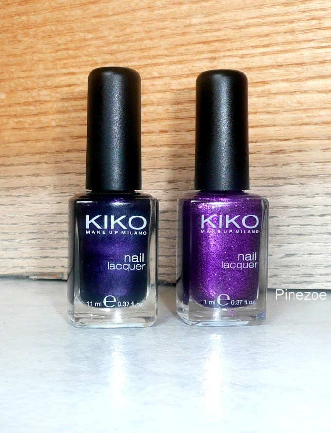 [Nail Art] Kiko // Violet Orchid Microglitter : Du violet, du stamping et une manucure qui craint en photo