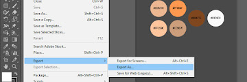 2 Cara Mudah Menyimpan File dari Adobe Illustrator menjadi PNG