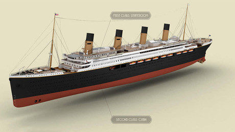 replic of rms TITANIC never to be built