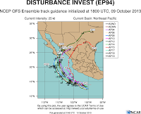 Tropischer Sturm OCTAVE zieht wahrscheinlich nach Baja California, Mexiko, Baja California, Mexiko, Octave, aktuell, Satellitenbild Satellitenbilder, Vorhersage ForTropischer Sturm OCTAVE zieht wahrscheinlich nach Baja California, Mexikoecast Prognose, Pazifische Hurrikansaison 2013, Oktober, 2013, 