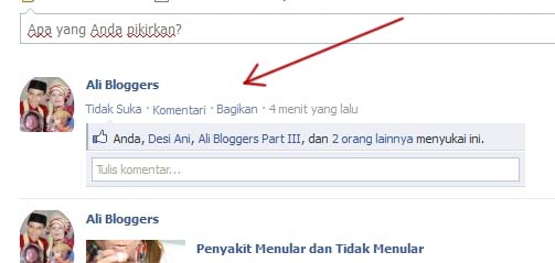 Cara Buat Status Facebook Kosong