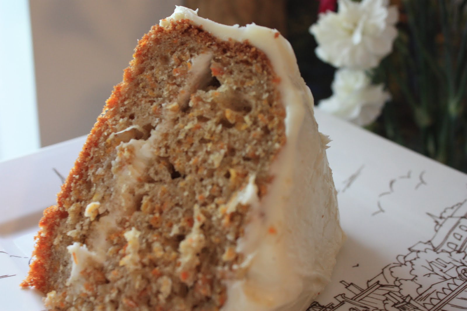 carrot cake slice And so, with this idea in mind, I introduce No Calorie Fridays! A day 