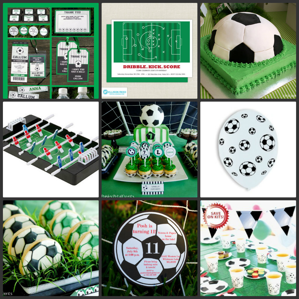 football printables } { invitation } { football cake }  football party blog