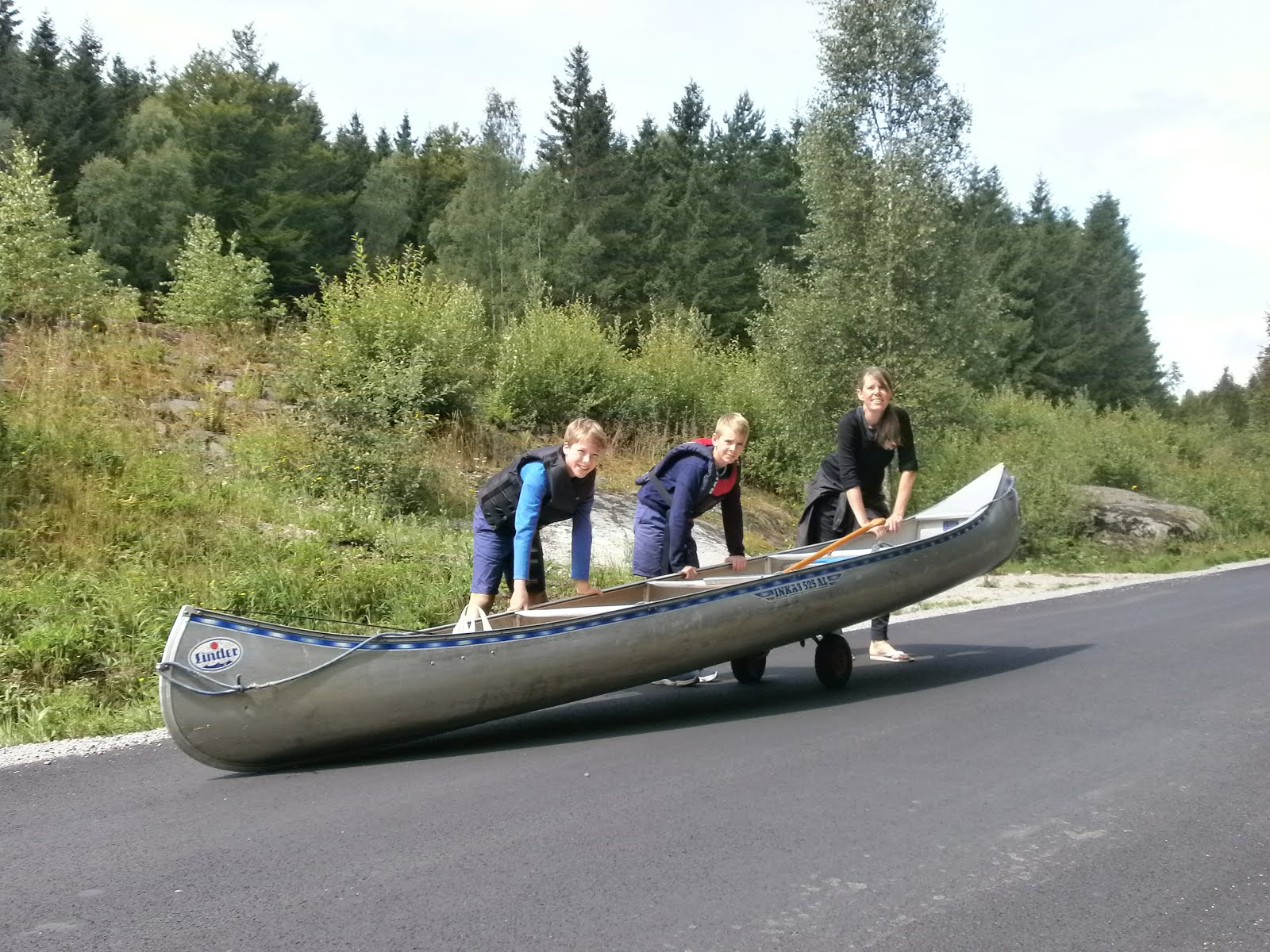 Canoeing in Sweden