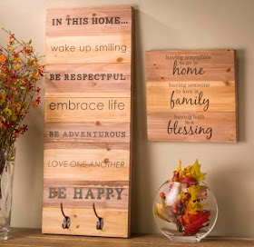 Wood Wall Hanging Planks @craftsavy, #craftwarehouse, #homedecor, #diy, #wallart