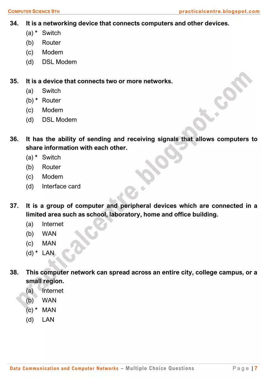 data-communication-and-computer-networks-multiple-choice-questions-7