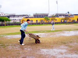 Nuevamente la lluvia obligó a suspender encuentros del torneo sub-15