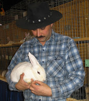 Bunny and Cowboy at the Farm Show