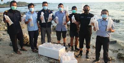 Polda Banten Tangkap Pelaku Penyelundupan 12.000 Bibit Lobster di Malimping