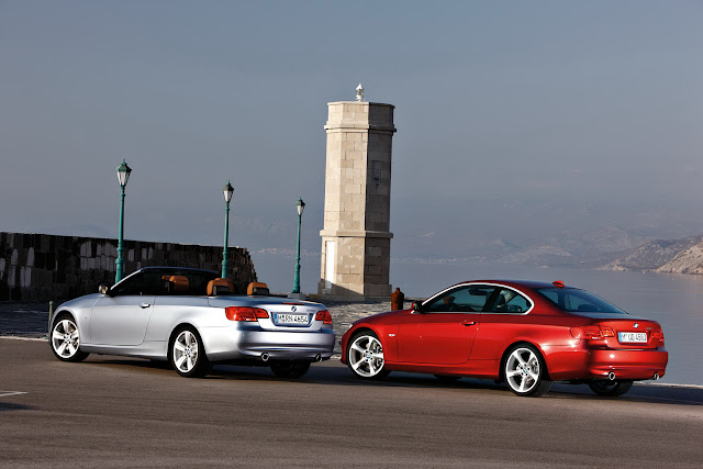 BMW 335i coupe, convertible