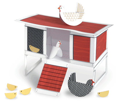 February chicken coop calendar | Design Inspiration