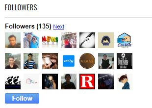 Pasang Gadget Follower 