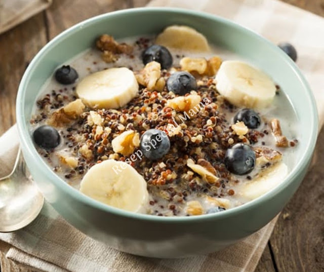 BREAKFAST QUINOA & BLUEBERRIES BANANAS