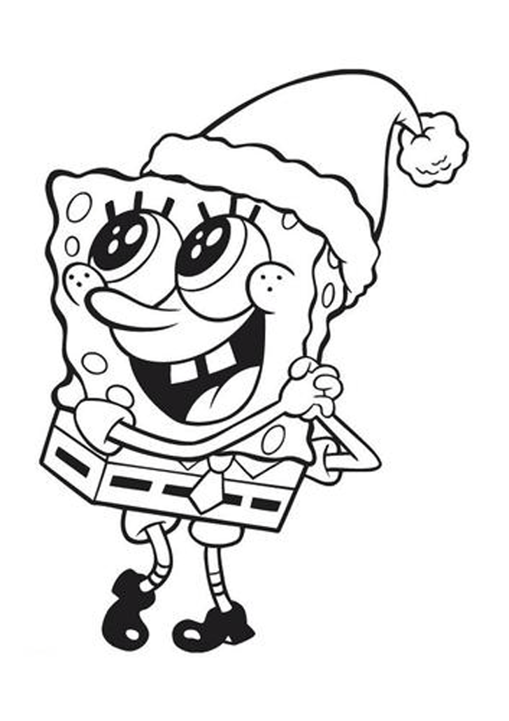 Download 7 Picture of Spongebob Christmas Coloring Pages >> Disney Coloring Pages