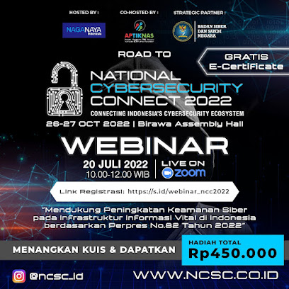 Webinar “Mendukung Peningkatan Keamanan Siber Pada Infrastruktur Informasi Vital di Indonesia berdasarkan Perpres No 82 Tahun 2022”