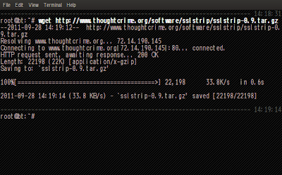 Cara Instal SSLStrip Pada Backtrack