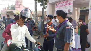 गणेश मंदिर से कलेक्ट्रेट तक निकाली दुपहिया वाहन रैली