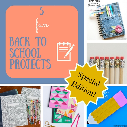 5 fun back to school projects