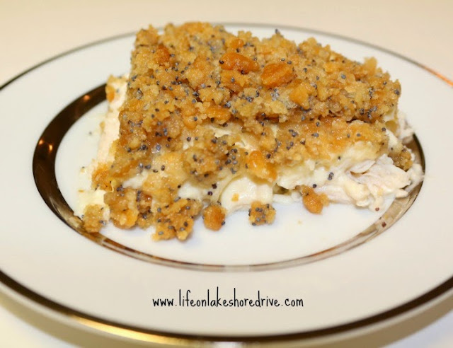 Poppy Seed Chicken Casserole Recipe     Life on Lakeshore Drive