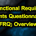 Functional Requirements Questionnaire (FRQ) Overview Pdf