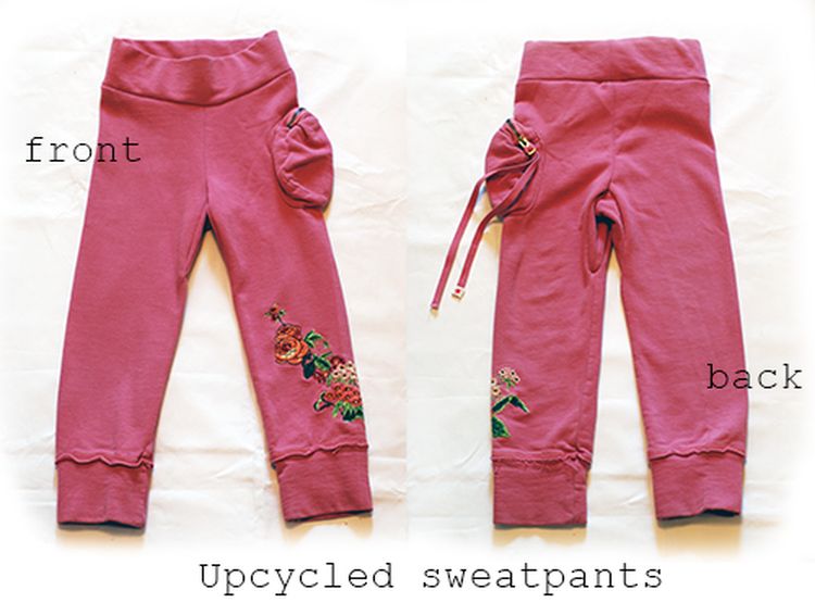 DIY- Easy Upcycled Sweatpants