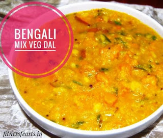 Bengali mix veg dal