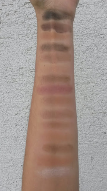 ebay eyeshadow palette swatches, ebay sjenila recenzija