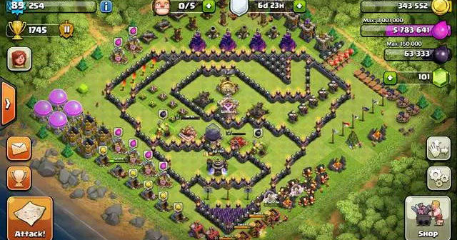 Susunan Wall Clash of Clans Yang Pelik  Download Percuma