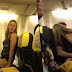 A couple having sex while drunk during a Ryanair flight to Ibiza