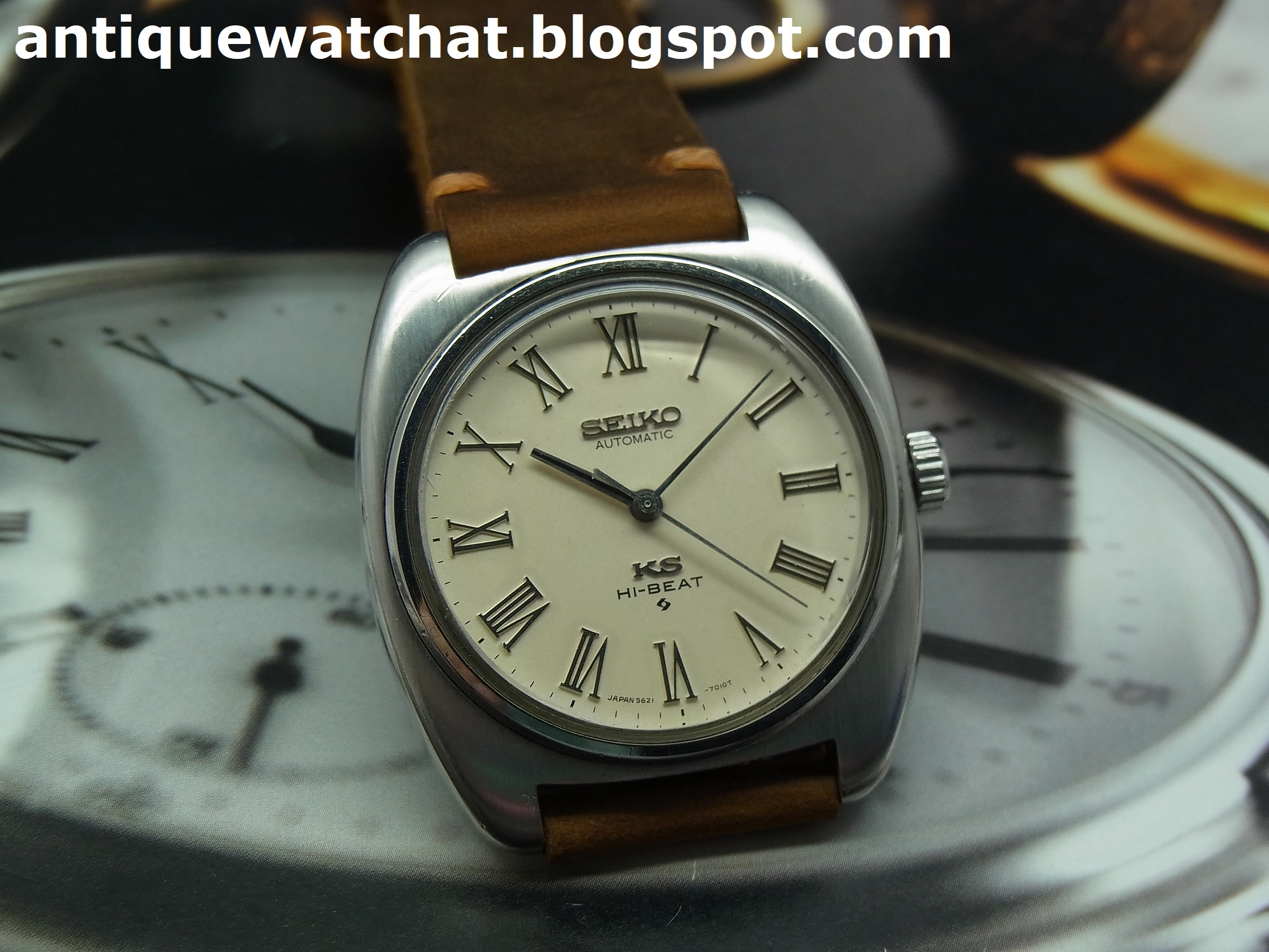 Antique Watch Bar: KING SEIKO HI-BEAT 25 JEWELS 5621-7000 AUTOMATIC KS277  (SOLD)