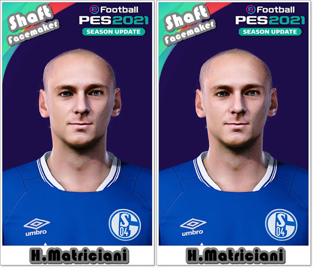 Henning Matriciani Face For eFootball PES 2021