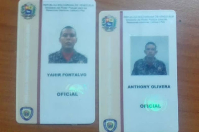 Dos policías capturados cuando atracaban a una colega policía en Carabobo