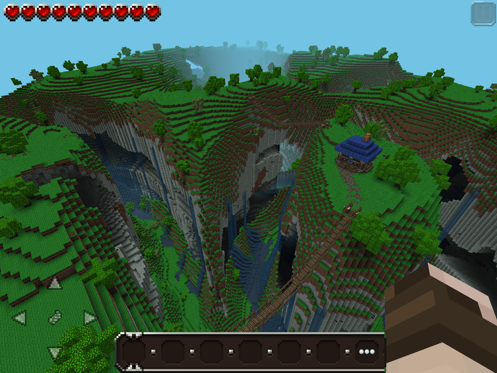 Minecraft PE Worlds: Custom Terrain Map Pack #1