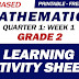 MELCs BASED - Learning Activity Sheets in MATH 2 (Quarter 1: Week 1)