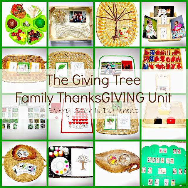 The Giving Tree Family Thanksgiving Unit with Free Printables