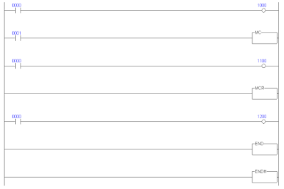 Example Ladder PLC Keyence