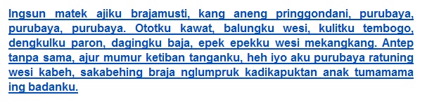 Belajar Ajian Brajamusti Ilmu Kanuragan Tingkat Tinggi