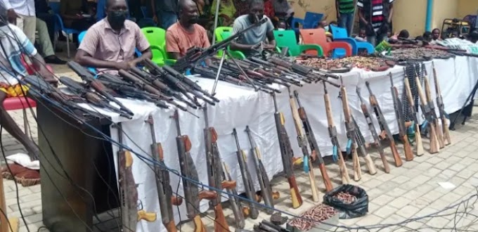 Police Discover Illegal Gun Factory In Plateau, Recover AK-47, Pistols, Ammunitions