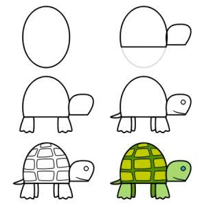 Trés Chic: How To Draw A Turtle