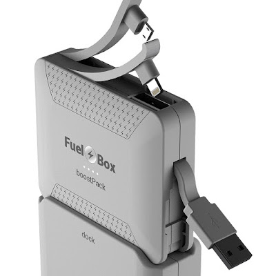FuelBox, Docking Station And Mobile Battery Pack For Intensive Tech Users 